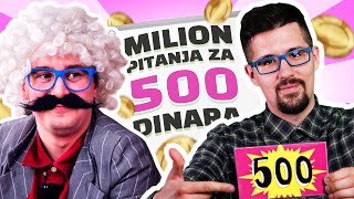 DEDA TOZA SE VRATIO  MILION Pitanja Za 500 DINARA [upl. by Ellehcor]