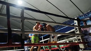 Jeraldine Oclarit vs James Dela Silva 4 Rounds Super Flyweight full fight at Bislig City [upl. by Ailecra]