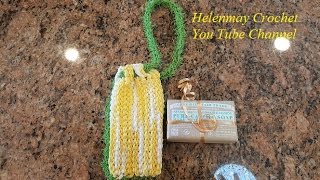 Tunisian Crochet Quick Easy Beginner Tawashi and Soap Saver DIY Tutorial [upl. by Chong]