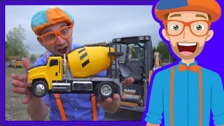 Learn Diggers for Children with Blippi  Videos for Toddlers [upl. by Nwahsad604]