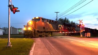 CN 588NB avec CN 2938 a SaintGédéonQc 21 mai 2024 [upl. by Atterbury]