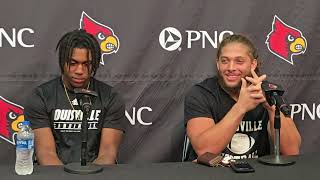 Jamari Johnson Ashton Gillotte recap Louisville’s win at Virginia preview Miami game [upl. by Kantor]