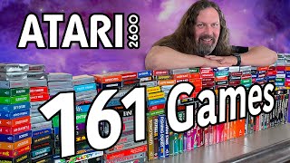 My Atari 2600 Game Collection 161 Games Uncommon  amp Hidden Gems [upl. by Angle946]