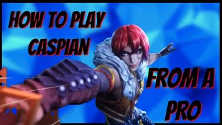 How to play Caspian  From a pro  Caspian Gameplay  Paladins Gameplay [upl. by Yornek41]