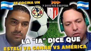 PRENSA CENTROAMERICANA se ILUSIONA xq LA quotIAquot DA GANADOR A 🇳🇮 ESTELI VS AMÉRICA de 🇲🇽 [upl. by Keithley300]