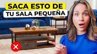 12 COSAS QUE NO DEBES TENER EN UNA SALA PEQUENA [upl. by Eyde]