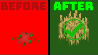 How to grow crops faster Minecraft [upl. by Llednik]