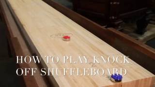 Shuffleboard Table Board Climatic Adjustment Tips For Shuffleboard Game Knock Off [upl. by Marilyn]