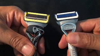 New Gillette SkinGaurd vs Gillette Fusion Review [upl. by Huesman516]