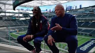 Dr Dre amp Snoop Dogg Preview the upcoming Super Bowl LVI Halftime Show [upl. by Aihcrop]