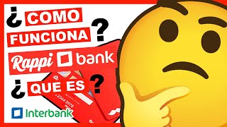 💳 Como FUNCIONA RAPPI CARD BANK Tarjeta de Crédito y Debito Visa de Interbank  Que es y Como Usar [upl. by Aramanta]