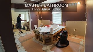 Tile and Grout From Start to Finish  Time Lapse [upl. by Randolf]