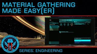 Collecting Raw Manufactured and Data Engineering Materials in Elite Dangerous 2018 Tutorial [upl. by Orlantha]