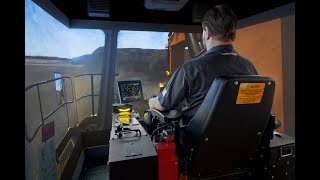 CYBERMINE CAT 6020B Excavator Simulator [upl. by Nirat]