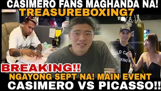 GOOD NEWS CASIMERO PICASSO NGAYONG SEPTEMBER NA TEASURE7 MAIN EVENTCANELO PALAG NA KAY BENAVIDEZ [upl. by Suoicserp]