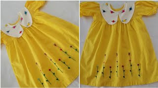 beautiful handmade baby frock design  2 years baby girl frock design [upl. by Cedar]