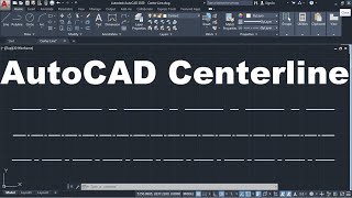 How to Draw Center line in AutoCAD [upl. by Dachi92]