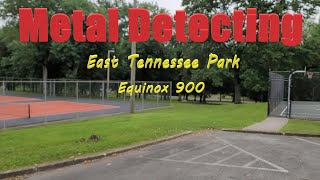 Metal detecting again at basketball court in East Tennessee park  Minelab Equinox 900 [upl. by Arley]