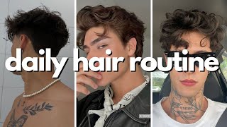 hair care routine for guys [upl. by Adelaja469]