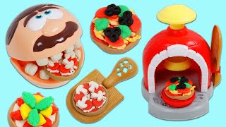 Lets See How Many Pizzas Mr Play Doh Head Can Eat [upl. by Wj]