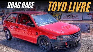 GOL TURBO DE ARRANCADA  TOYO LIVRE  DRAG RACE  INTERLAGOS [upl. by Anselmo]