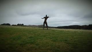 The Wickerman Sculpture  Drone  DJI Mini 2 SE [upl. by Lehcnom854]