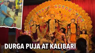 Durga Pooja at KaliBari [upl. by Towroy]