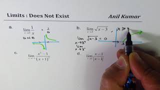 Example of Functions where Limits does not exist [upl. by Doreen]