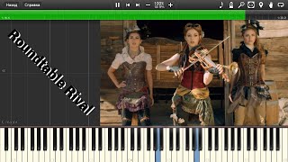 Roundtable Rival  Piano Tutorial  Cover  Lindsey Stirling [upl. by Anide]