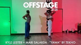 Kyle Lester  Mari Salarda choreography to “Yawa” by Tekno at Offstage Dance Studio [upl. by Cordey]