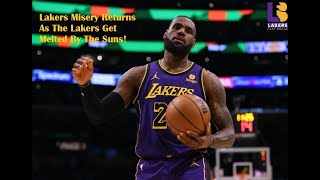 LakersSuns Postgame The Pain Returns As The Lakers Get Lit Up By The Suns [upl. by Corley]