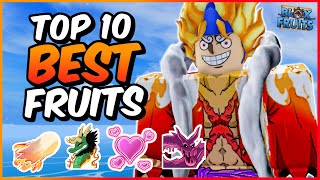 Top 10 BEST Fruits in Blox Fruits Update 20 [upl. by Okia]