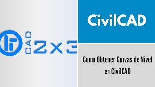 Como Obtener Curvas de Nivel en CivilCAD [upl. by Kenn]