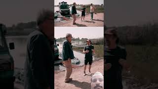 Jeremy Clarkson Richard Hammond and James May try to get their trusty van from tonymonaco [upl. by Llegna935]