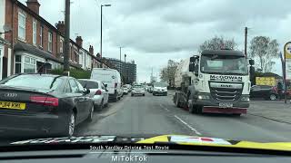 South Yardley Driving Test Route 5  South Yardley Birmingham England [upl. by Pelagi]