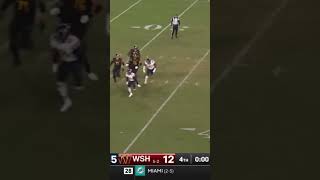 How did this happened commanders vs bears hail Mary touchdown bearsvscommanders [upl. by Suivatram]