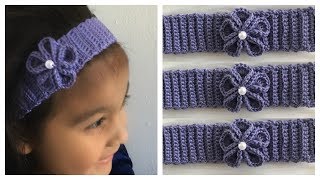 CROCHET Diadema Tejida Para Niña y Todas las Edades💓 [upl. by Dani17]