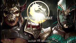 Ultimate Showdown Kotal Kahn vs Shao Kahn [upl. by Ollehcram]