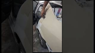 Car denting painting Work 🚗 cars automobile cardenting carservice carstatus shorts painting [upl. by Enirtak]