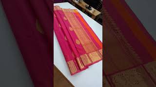 Kanchipuram Pure Handloom Korvai Silk Saree For Booking 7094699045 Sri Kamatchi Silks Center [upl. by Seiter]