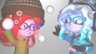 Olive amp Blizzy Snowdown Splatoon Stopmotion [upl. by Hephzibah]