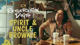 Uncle Brownie Talks to Spirit  Reservation Dogs  FX [upl. by Ynnohj824]