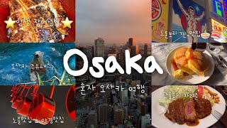 Osaka trip 인생 맛집 만나버렸다 나홀로 일본 오사카 여행 브이로그🎡 나혼자 일본 Japan travel vlog [upl. by Alraep]