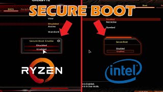 How to Enable Secure Boot on Gigabyte Motherboards  AMD and Intel  Convert MBR to GPT Windows 11 [upl. by Maxwell]