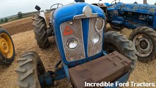 1963 Roadless Fordson Super Major Ploughmaster 64 4WD 54 Litre 6Cyl Diesel Tractor 90 HP [upl. by Greenwell]