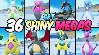 EXTENDED Get 36 Shiny Mega Pokemon in Scarlet Violet [upl. by Myer]