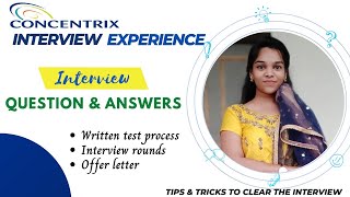 Concentrix Interview Experience  How to answer Concentrix Interview questions  Freshers interview [upl. by Jillana]