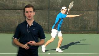 Tennis Lessons  Forehand Racket Take Back [upl. by Eniarda13]