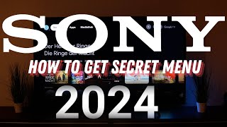 Title How to Access the Secret Service Menu on Sony TV 2024 – StepbyStep Guide [upl. by Silloh]