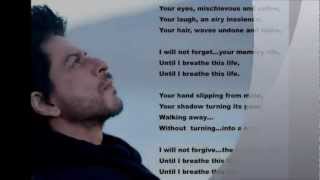 JabTakHaiJaan Poem without Vocals [upl. by Nnylacissej]